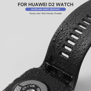 สายรัดซิลิโคนสําหรับhuaweiนาฬิกาd2 Soft Sportสายเปลี่ยนสร้อยข้อมือBreathable WatchbandสําหรับHUAWEIนาฬิกาD2 สายรัดข้อมือ