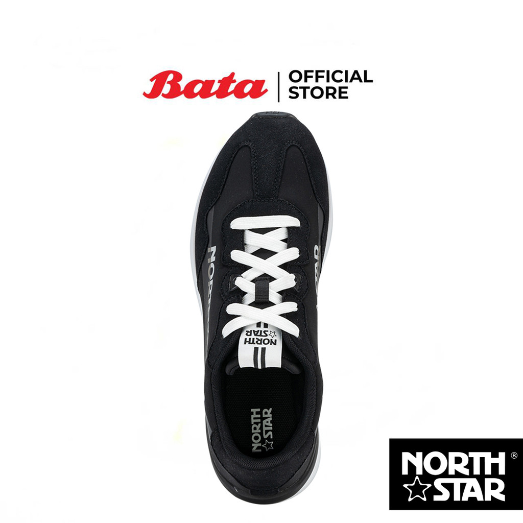 Bata บาจา by North Star รองเท้าสนีคเกอร์แบบผูกเชือก สำหรับผู้ชาย รุ่น RETRO NOVA 500 สีดำ 8206139 สีเขียวเข้ม 8207139