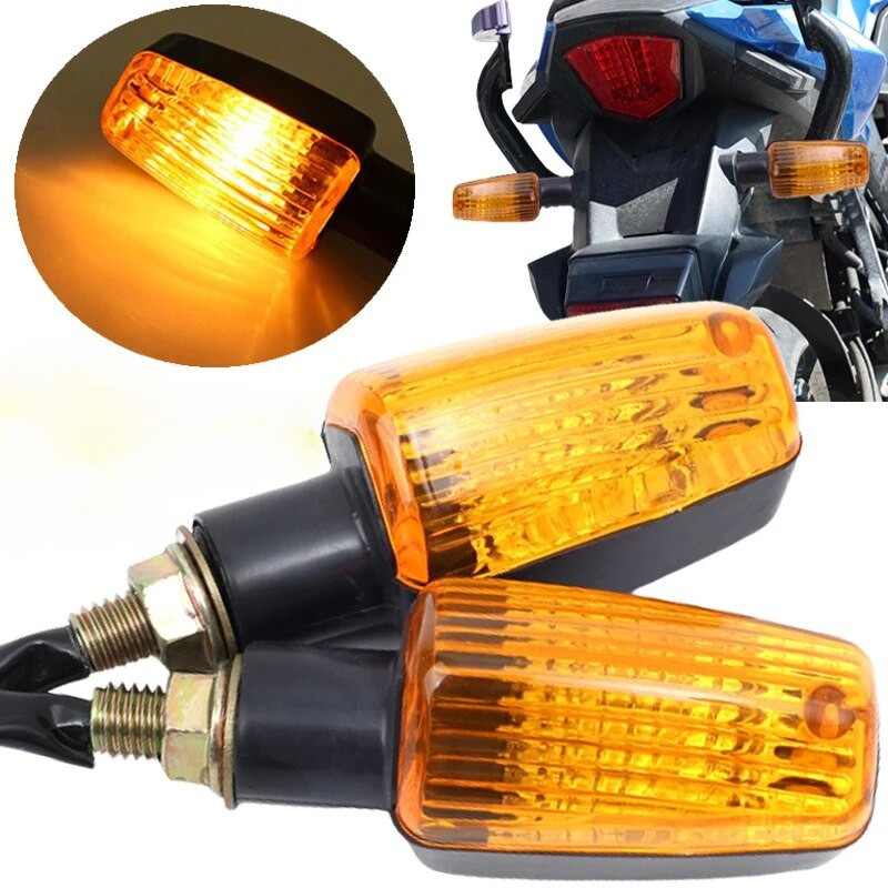 ไฟเลี้ยวรถจักรยานยนต์ กระแสตรง 12V หน้า-หลัง เปลี่ยนสัญญาณไฟกระพริบ อุปกรณ์ดัดแปลงสกู๊ตเตอร์