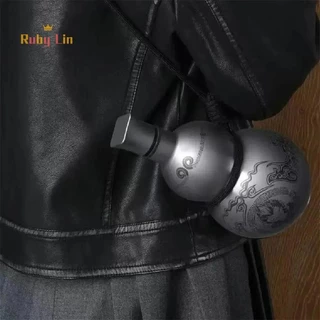 Ruby Lin Wukong Theme Gourd สไตล์ 500ml ขวดน้ําฉนวนกันความร้อนถ้วยเกม Hobby คอสเพลย์แบบพกพากลางแจ้งกีฬาขวดน้ํา