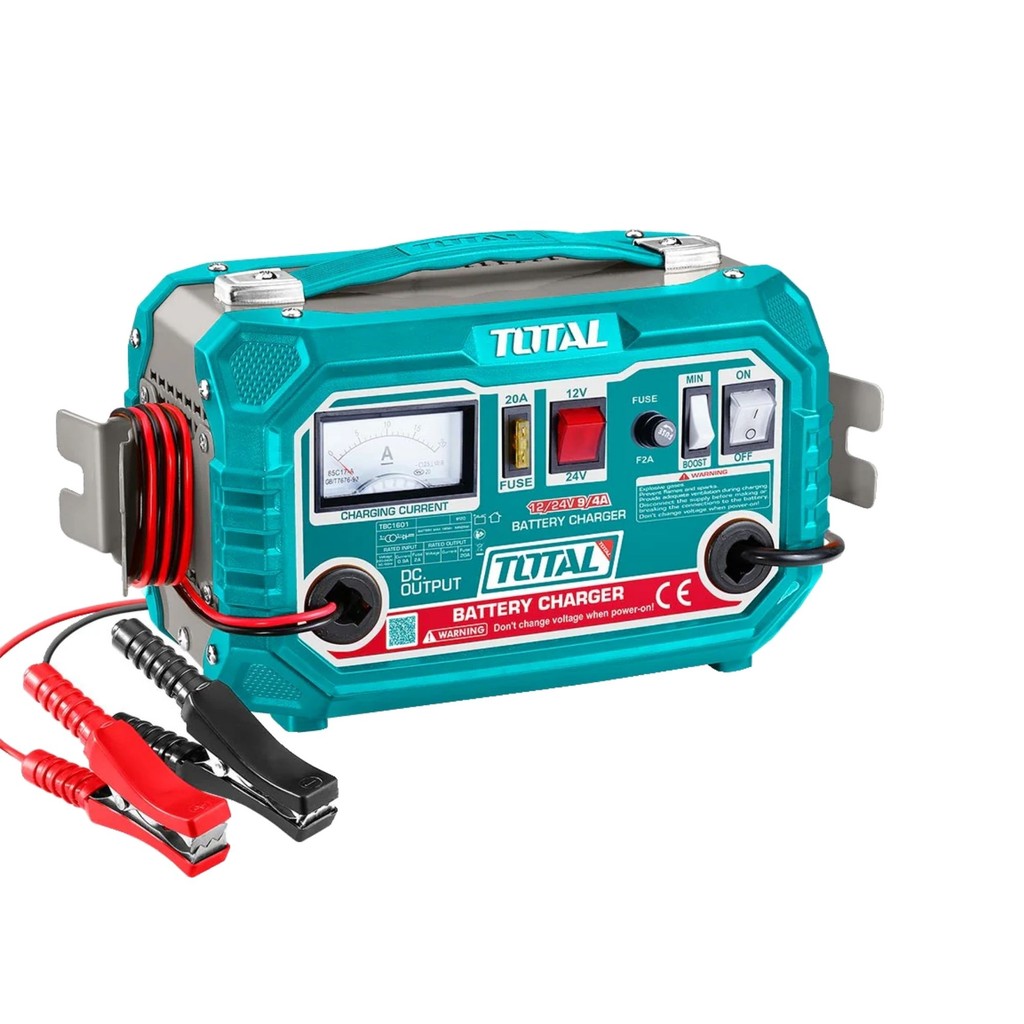 TOTAL เครื่องชาร์จแบตเตอรี่ 12V / 24V  220V รุ่น TBC1601 ( Battery Charger ) - รูปที่ 3