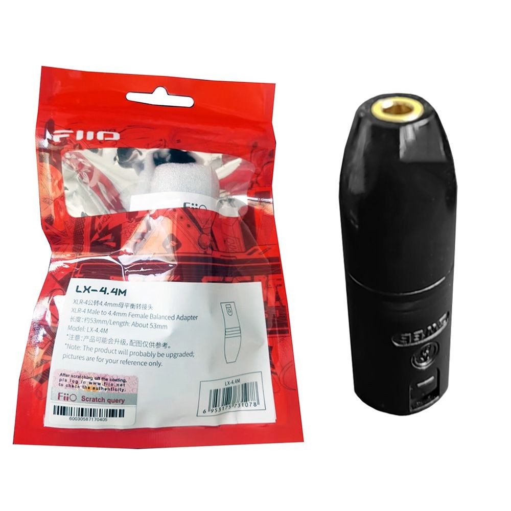 FiiO LX-4.4M XLR 4 Pin to 4.4mm Balanced Adapter