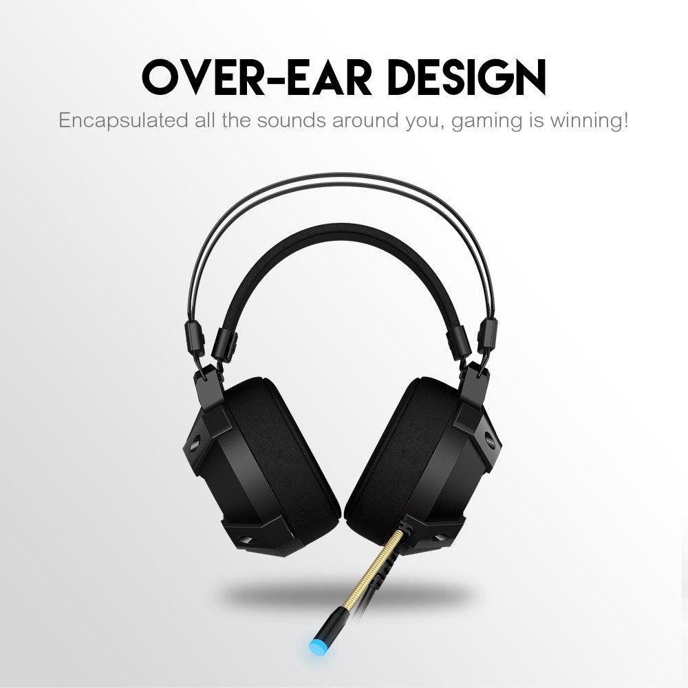 FANTECH รุ่น HG11 RGB (Captain 7.1) Stereo Headset for Gaming หูฟังเกมมิ่ง แบบครอบหัว มีไมโครโฟน ระบบสเตอริโอ ไฟรอบหูฟัง ราคา ถูกที่สุด ดีลบีเคเค แกลเลอรีภาพที่ 8