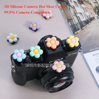 3d ร้อนรองเท้าซิลิโคนนุ่ม Universal Flash Protector สําหรับ Canon G7X G1X R5II สําหรับ Fuji XT10 XT3 XM5 X-M5 XT50 X100VI XT30II สําหรับ Nikon Z8 Z50II Z6III P1100