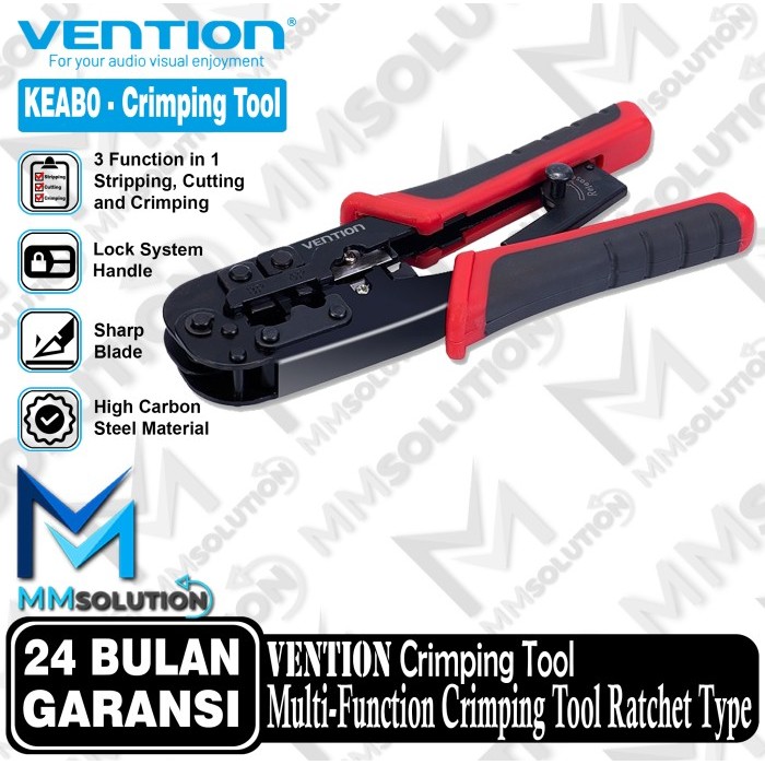 Vention Crimping Tool LAN Network Cable 6P 8P RJ45 RJ11 - KEDB0