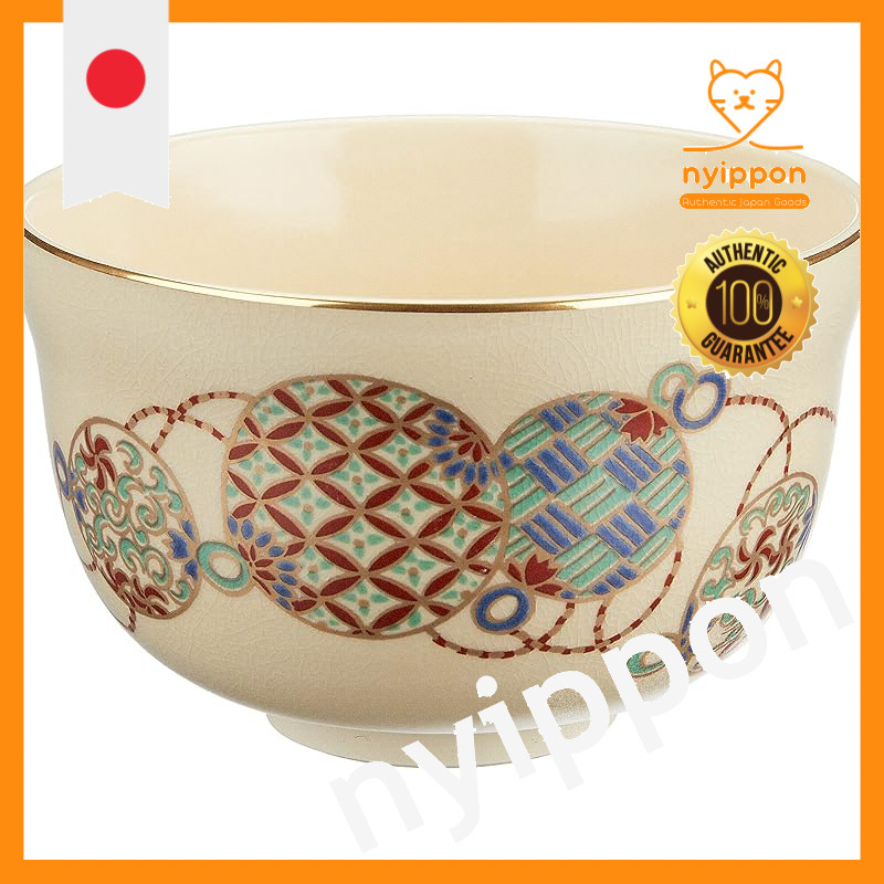 Miyachi Eikou Matcha Bowl White Size: Diameter 12.4 x Height 7.8 cm Comes in a paper box.