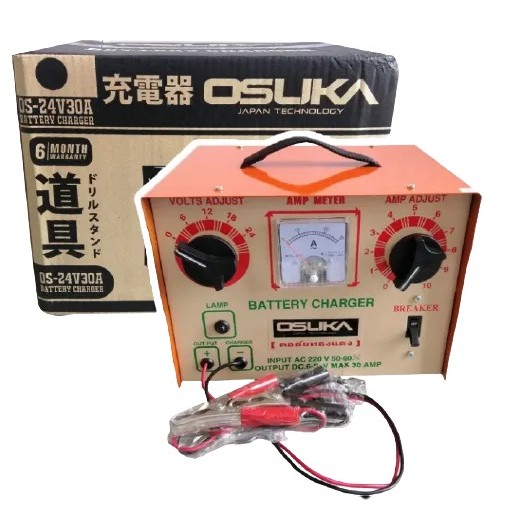 🎉แท้ ส่งไว🎉 OSUKA ตู้ชาร์จแบตเตอรี่ รุ่น OS-24V30A เครื่องชาร์จแบต เครื่องชาร์จแบตเตอรี่ 30A ตู้ชาร์จแบตเตอรี่ 30แอมป์