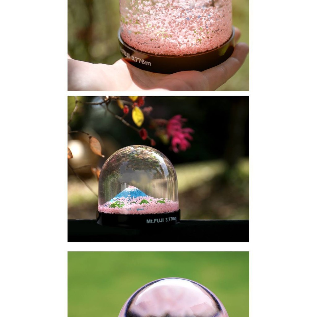 [13,000+ รายการโปรด] ลูกบอลคริสตัลบอลหิมะดอกซากุระโรแมนติกภูเขาไฟฟูจิญี่ปุ่น ของขวัญสำหรับแฟน ของขวัญวันเกิดสำหรับสาวๆ - รูปที่ 2