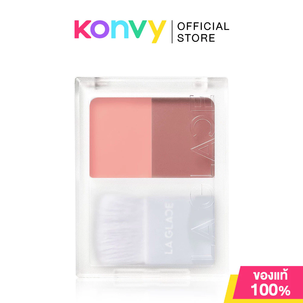 LA GLACE Brattitude Two Tone Powder Blush 4g thumbnail 7