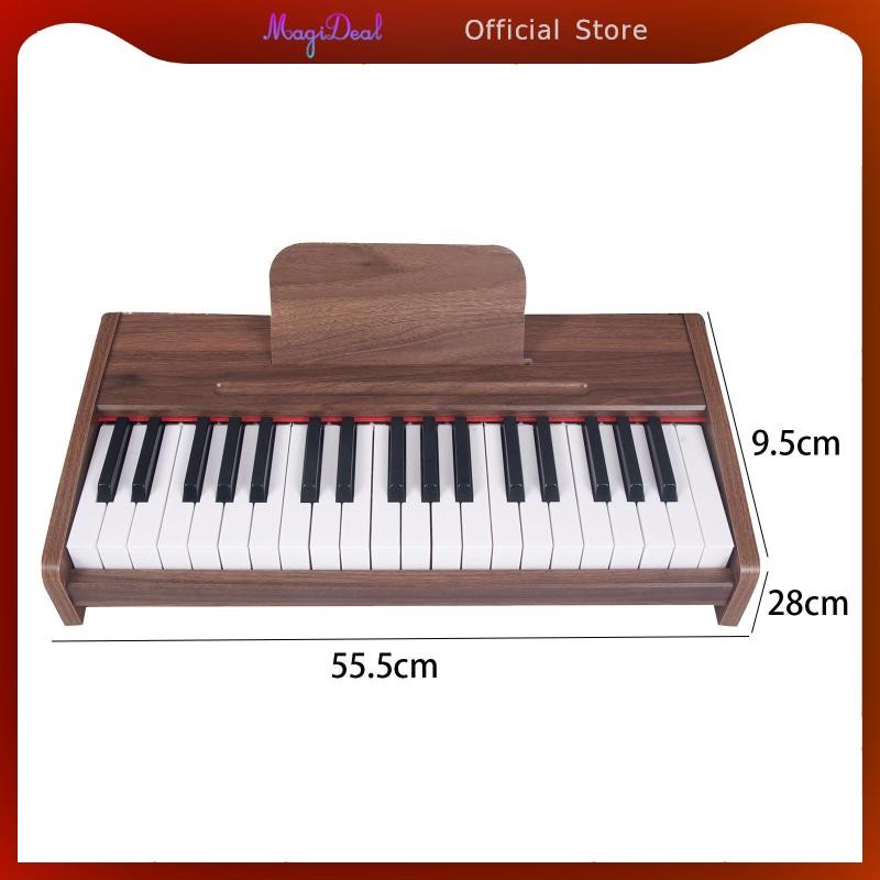Magideal คีย์บอร์ดเปียโนสําหรับเด็ก ไม้ มัลติฟังก์ชั่น ของเล่นดิจิตอล เปียโน เปียโน - รูปที่ 2