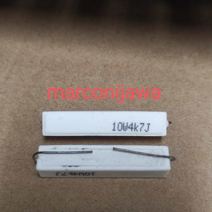 AS01 ตัวต้านทาน 10Wat 4K7ohm 10w 4k7ohm