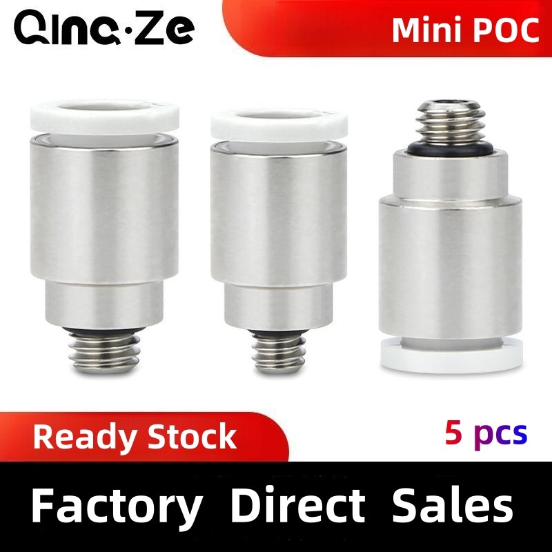 มินินิวเมติก air quick connector PC ด้าย Micro POC3/4/6-M3/M5/M6 ท่ออะแดปเตอร์อุปกรณ์