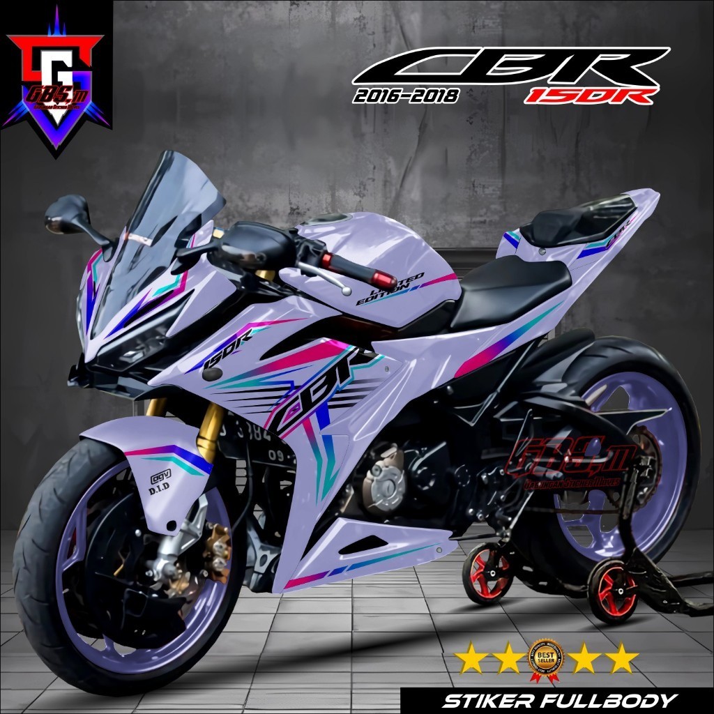ล่าสุด - รูปลอก CBR 150R Facelift 2016 2017 2018 สติ๊กเกอร์รูปลอกมอเตอร์ CBR 150R สติ๊กเกอร์ Honda C