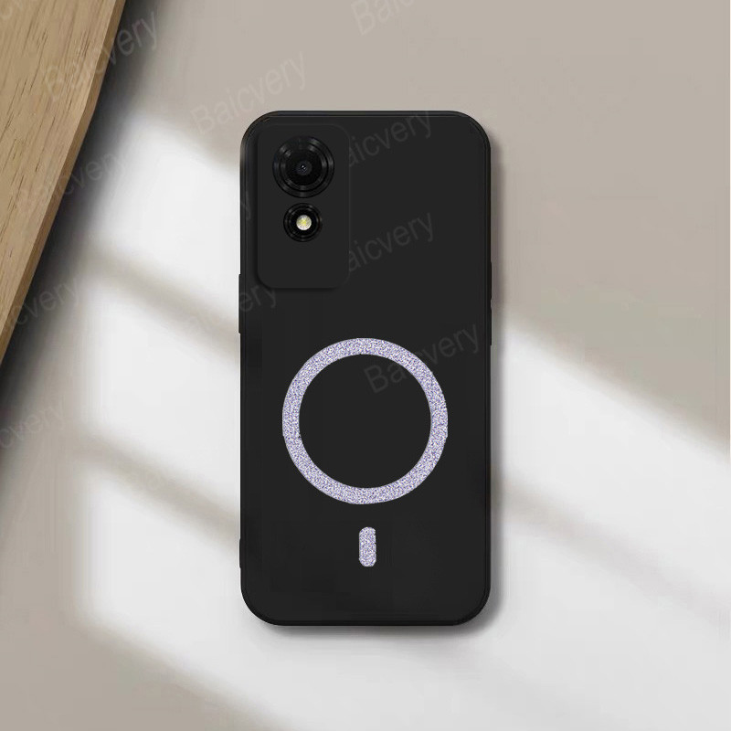 เคสโทรศัพท์สําหรับ TCL 501 T433D T433E 50 5G Soft TPU ซิลิโคนสีดํา Matte โทรศัพท์ฝาครอบป้องกัน Glitt