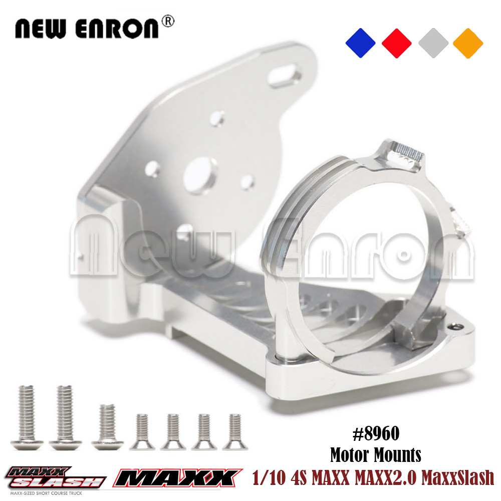 1/10 8960 มอเตอร์ติดตั้งชุดปรับคงที่อลูมิเนียมสําหรับ RC รถ Traxxas 4S Maxx 89076-4 WideMaxx 2.0 890