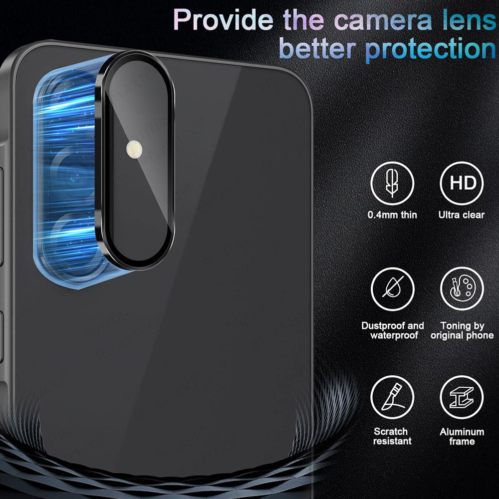 ​ตัวป้องกันกล้องสําหรับ Samsung Galaxy A56 5G กระจกเลนส์โลหะด้านหลัง Samsung A56 A36 A26 อุปกรณ์เสริมฝาครอบแหวนกล้อง - รูปที่ 3