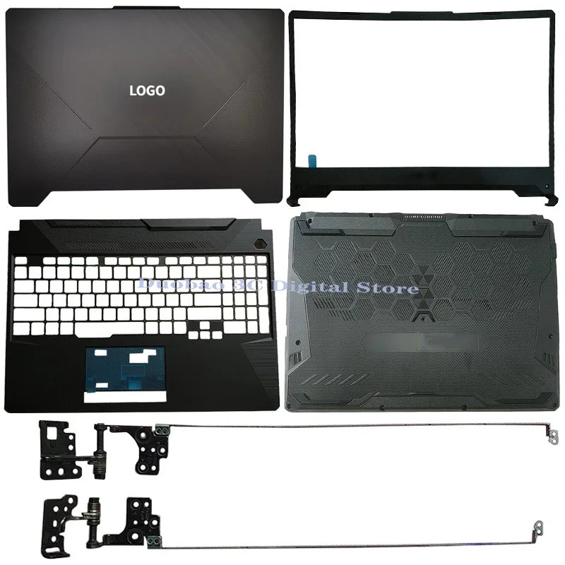 ใหม่สําหรับ ASUS FA506IU FA506Q FA506 FX506 FX506H แล็ปท็อปปกหลัง LCD/ด้านหน้า/บานพับ/Palmrest/ด้านล่างเปลี่ยนฝาครอบคอมพิวเตอร์กรณี