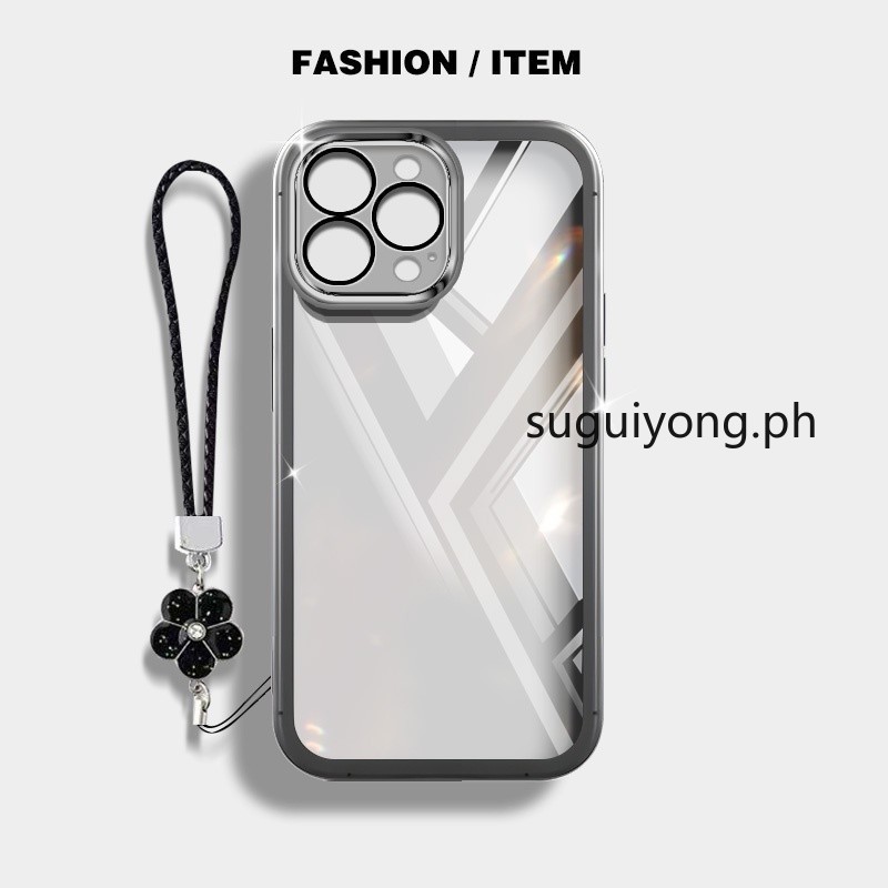 ปลอกเข้ากันได้สําหรับIphone 12 13 Pro MAX 透明带保护เคสซิลิโคนนุ่ม彩色กันกระแทกโทรศัพท์มือถือชุดหูฟังน่ารัก