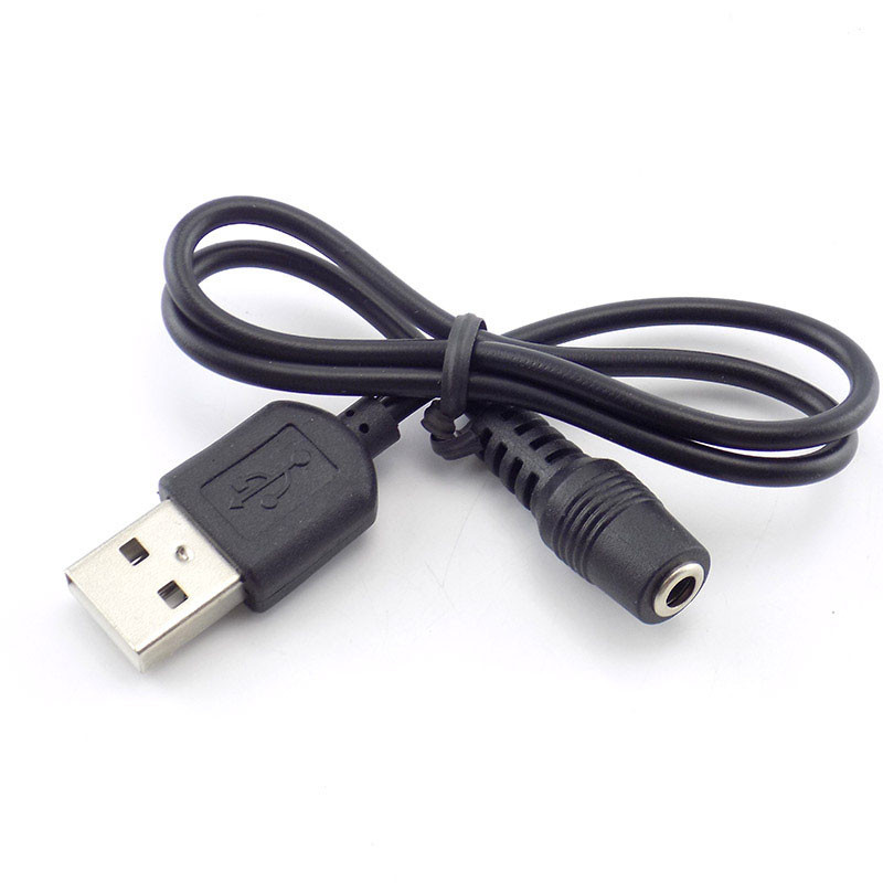 Usb 2.0 DC Extension Line Female Power Jack to USB A Male Plug 3.5*1.35mm Cable THK1