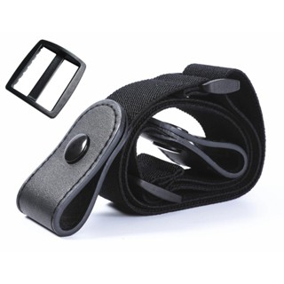 เข็มขัดยางยืด ไม่มีหนาม ไม่มีโลหะ สําหรับผู้หญิง และผู้ชาย