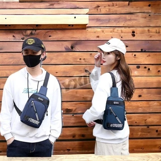 กระเป๋าคาดอก กระเป๋าสะพายไหล่ผู้ชาย D-156# ผ้าไนลอนกันน้ำได้ Fashion