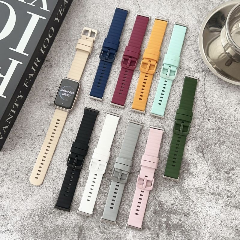 สายนาฬิกาข้อมือซิลิโคน แบบเปลี่ยน สําหรับ Samsung Galaxy Fit 3 Samsung Galaxy Fit 3 – โปรปัง