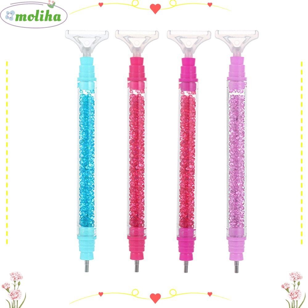 Moliha ปากกาปักครอสสติตช์คริสตัล 5D DIY อุปกรณ์เสริม สําหรับเย็บปักถักร้อย