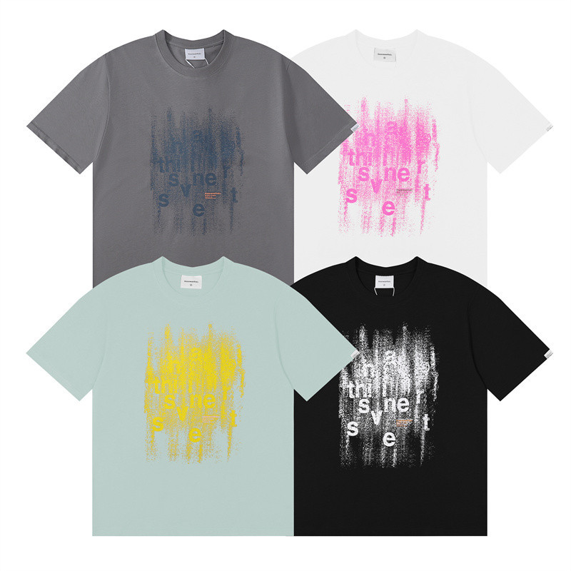 Thisisnevethat - เสื้อยืดแขนสั้นลําลอง ทรงหลวม แฟชั่นสําหรับผู้ชาย และผู้หญิง