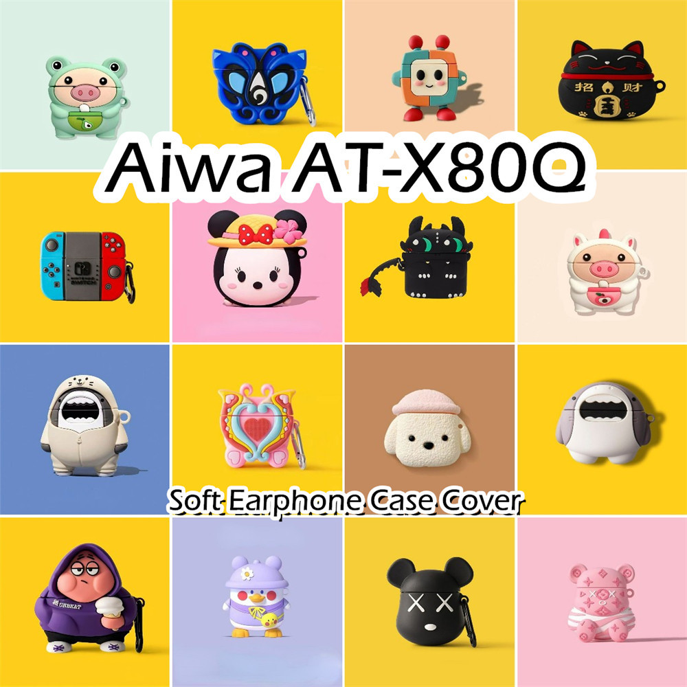 พร้อมส่ง! นําไปใช้กับ Aiwa AT-X80Q เคส Case เคสหูฟัง การ์ตูนชุดนวัตกรรม ซิลิโคนนุ่ม เคส เคสหูฟัง NO.