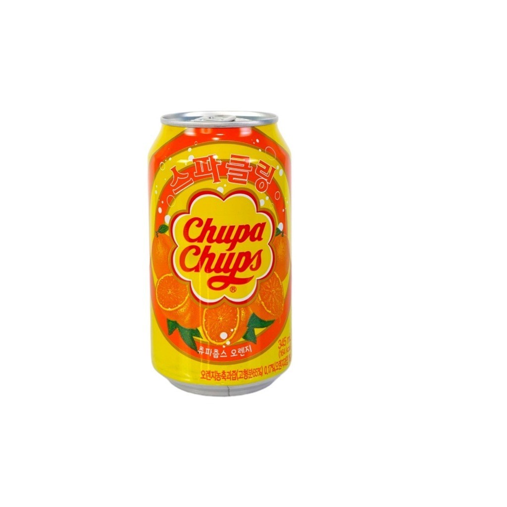 !!!Sparkling Chupa Chups จูปาจุ๊บส์ เครื่องดื่มรสส้ม ปริมาณ 345ML EXP.21/06/2024