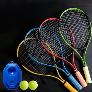 เทรนเนอร์เทนนิส ฝึกตนเองแบบเล่นคนเดียวพร้อมการเด้งกลับ ชุดไม…