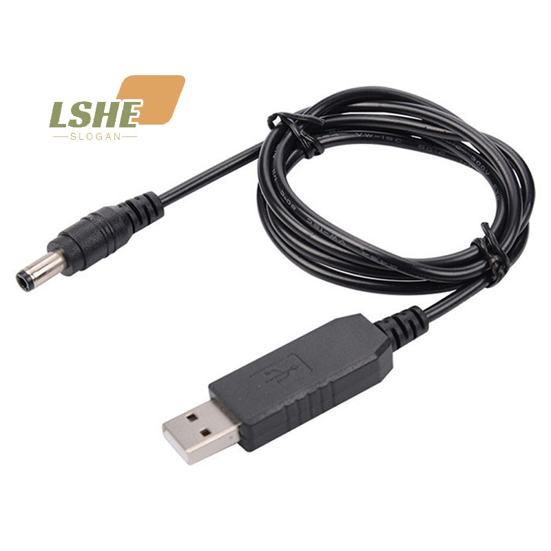 [LSHE] Dc 5V-12V บูสท์แรงดันไฟฟ้า สายเคเบิล USB อะแดปเตอร์แปลง สายไฟเราเตอร์ ใหม่