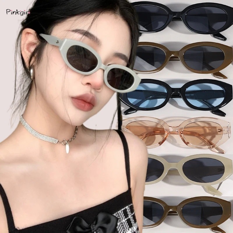 ใหม่ แว่นตากันแดดแฟชั่น กรอบแบน ทรงสี่เหลี่ยมผืนผ้า ป้องกันรังสียูวี สไตล์วินเทจ สําหรับผู้หญิง และผู้ชาย