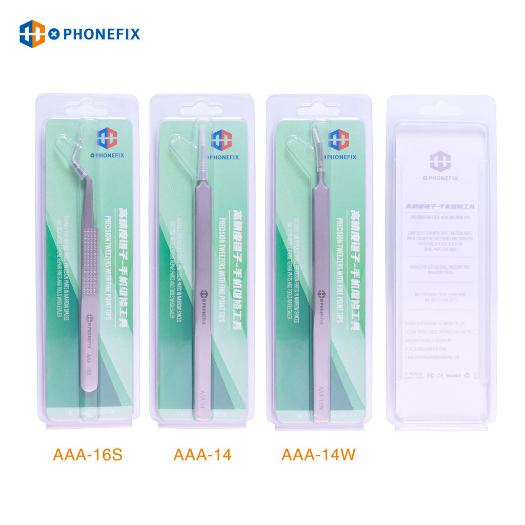 Aaa-14 AAA-14W AAA-16S ชิปตําแหน่งแหนบ Flying Line Super Hard Tweezer สําหรับบัดกรีชิป IC Micro-ซ่อมเครื่องมือ