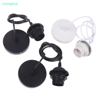 [risingmp] Retro E27 โคมไฟผู้ถือ 1m/1.5m ลวดโคมไฟเพดานผู้ถือซ็อกเก็ตโคมไฟฐานสําหรับจี้ไฟ