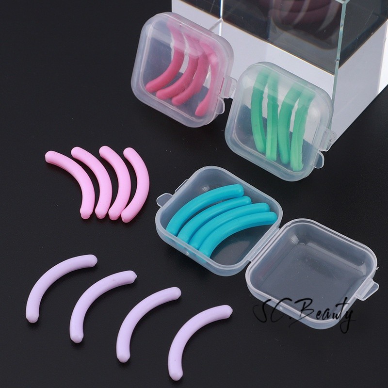 การเปลี่ยนที่ดัดขนตา แถบกาว ความยืดหยุ่นสูง ไม่แตกหักง่าย ยางและแถบพลาสติก เทปซิลิโคน ที่ดัดขนตา เครื่องมือเสริมความงาม