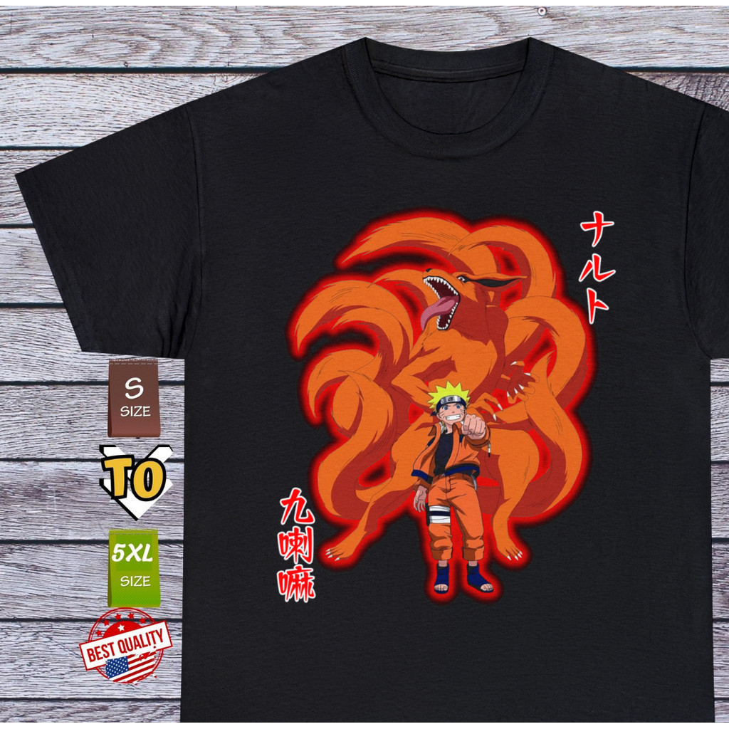 เสื้อ Naruto Uzumaki Style 90s Anime Manga จากญี่ปุ่น