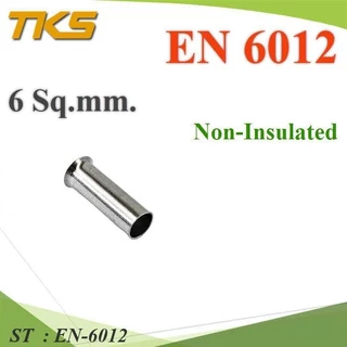 EN-6012 หางปลากลม คอร์ดเอ็น เปลือยไม่มีฉนวน สำหรับสายไฟ 6 Sq.mm (สีดำ 100 ชิ้น) รุ่น EN-6012
