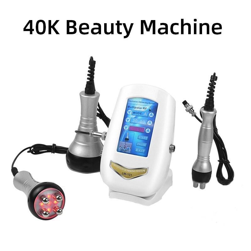 Deciniee 40K 3 in 1 Cavitation Ultrasonic Body Slimming Machine RF อุปกรณ์ความงามเครื่องนวดหน้าเครื่องมือดูแลผิวกระชับใบหน้ายกกระชับผิว
