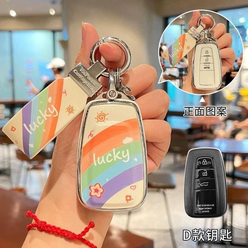 ปลอกกุญแจรถยนต์ Toyota Camry Corolla Cross Rav4 Altis Hilux Fortuner Yaris Frontlander ปลอกกุญแจ พวงกุญแจรถ