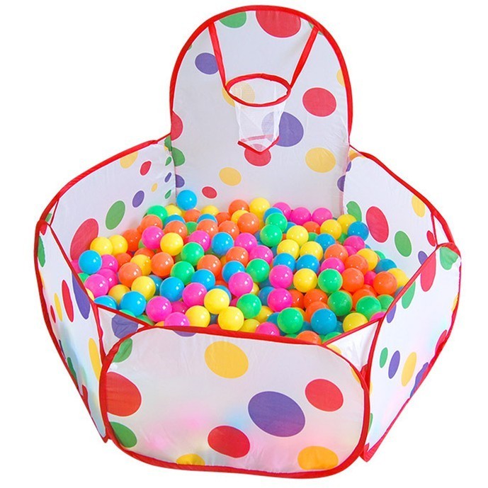 เด็กเต็นท์ 3-1 อุโมงค์เต็นท์กับตาข่ายความปลอดภัย ขนาด120X75X60ซม(ไม่รวมลูกบอลสี) - รูปที่ 3