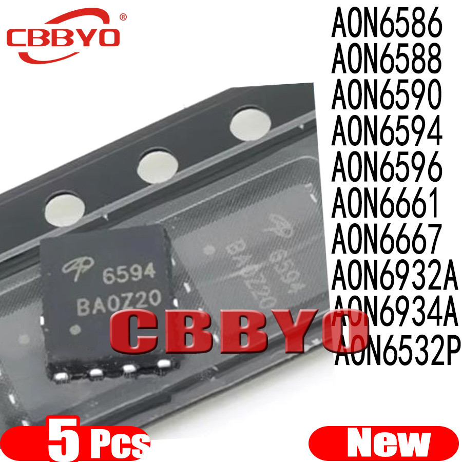 ((5 ชิ้น) ใหม่เอี่ยม AON6586 ATO6588 ATON6590 ATO6594 ATO6596 ON6661 ON6667 ATO6932A ATO6934A AON653