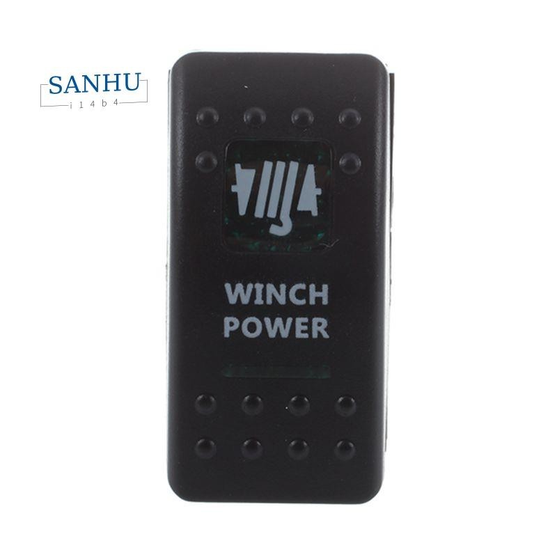 【sanhui14b4 】 สวิตช ์ โยกเรือทะเลรถยนต ์ 12V ON-OFF Winch Power