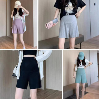 กางเกงเอวสูงคลุมปิดหน้าท้องได้อย่างดี กางเกงตั้งครรภ์ ขาสั้น…