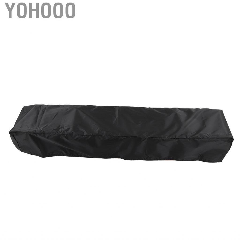 Yohooo Piano Keyboard Dust Cover Waterproof Breathable Stretchy Black Electric QT