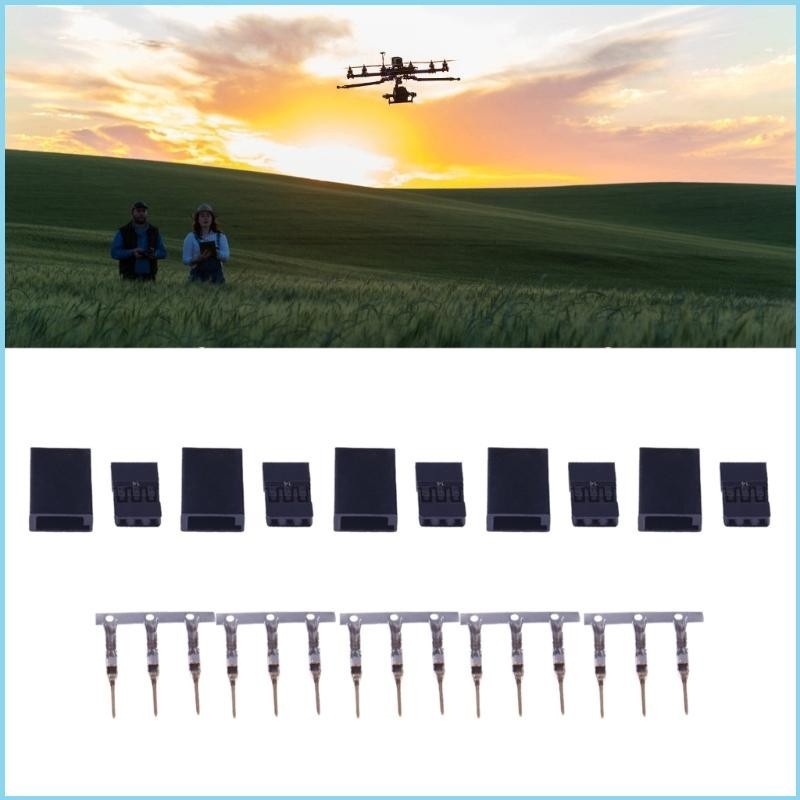 Ez สําหรับ Futaba Servo Receiver Connectors ปลั๊กสําหรับอุปกรณ์เซอร์โวต่างๆ Pin ฮาร์ดแวร์รวม 10 20 ค