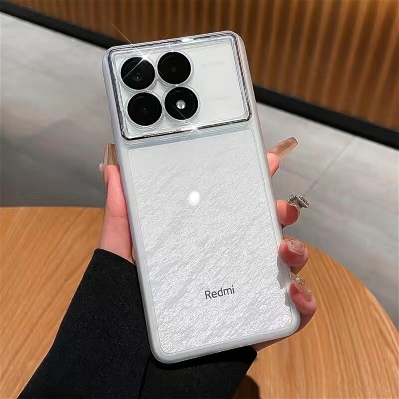 Lenuo นุ่มเคสโทรศัพท์สําหรับ Xiaomi Poco F6 F5 X6 X5 Pro 5G M6 Pro 4G ปลอกซิลิโคนกันกระแทกป้องกัน Flannel ปกหลัง