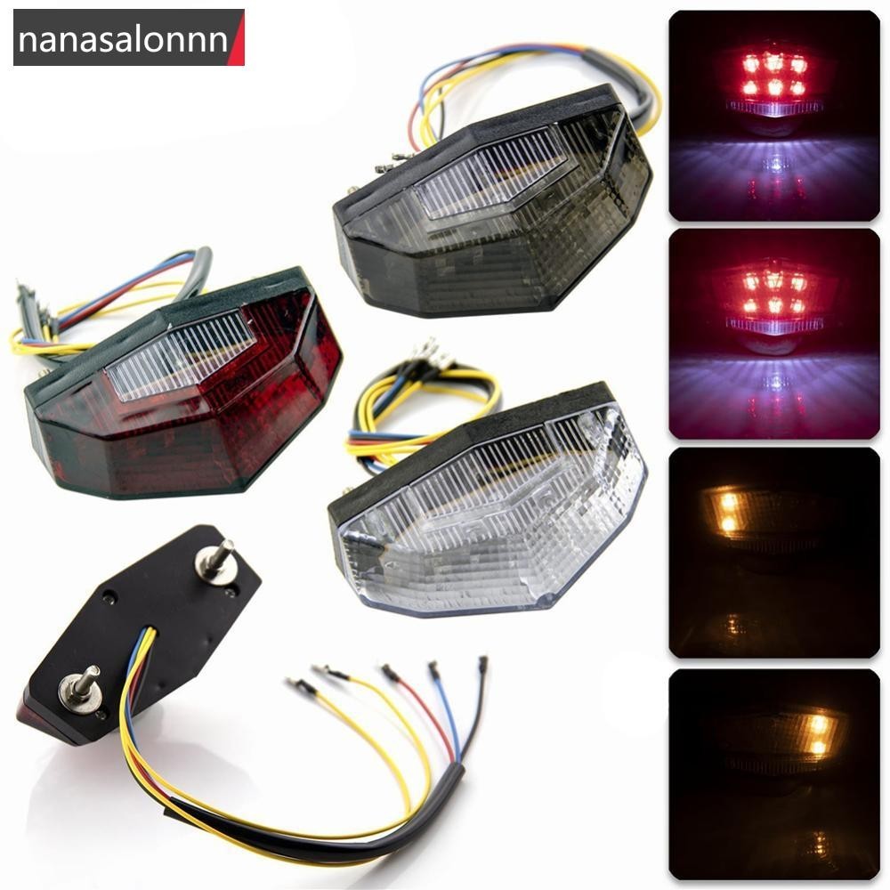 นานาส| 1 PC Universal 11 LED รถจักรยานยนต ์ ไฟกระพริบสัญญาณไฟท ้ ายไฟเลี ้ ยวสัญญาณหยุดไฟเบรคมอเตอร ์ ไซด ์ Moto อุปกรณ ์ เสริม G3Q9[]