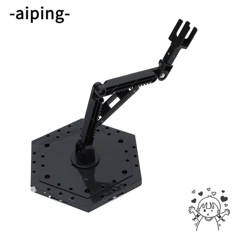 Aiping Model Display Shelf, พลาสติกสีดํารุ ่ น Display Rack, Universal Model Action Base Action Figure