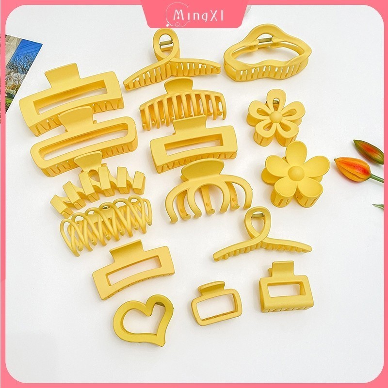 อะคริลิค Cutout Matte คลิปผมเกาหลี Femininity อเนกประสงค ์ แฟชั ่ น Shark คลิป Hairpin อุปกรณ ์ เสริมผม